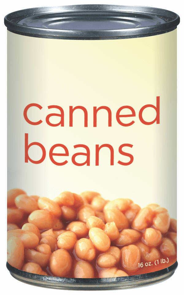 Canned Generic Beans