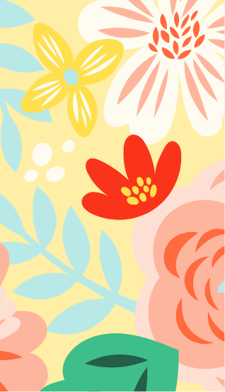 Decorative floral background pattern