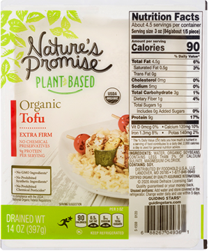 Nature’s Promise tofu
