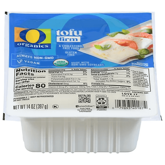 O Organics tofu