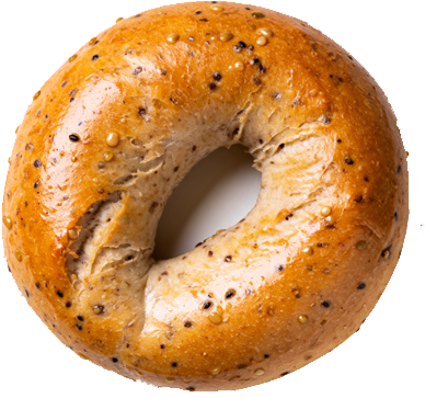Whole grain bagel