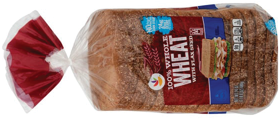 Stop and Shop 100% Wheat Bread with Flax