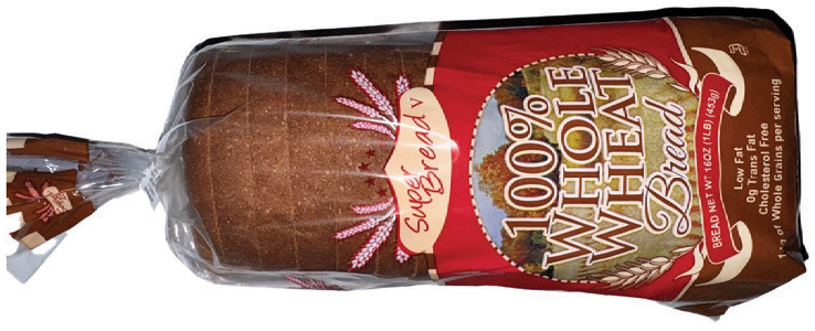 Sunbeam Super Bread V 100% Whole Wheat bread