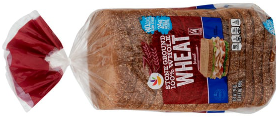 Stop and Shop Stone Ground 100% Whole Wheat bread
