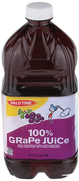 Valu Time grape juice