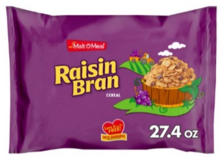 Malt-O-Meal Raisin Bran cereal