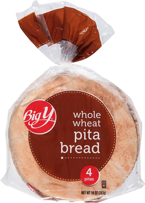Big Y Whole Wheat pita bread