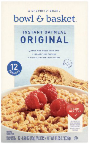 Bowl and Basket Instant Oatmeal