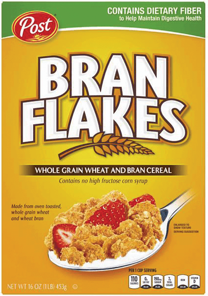 Post Bran Flakes cereal